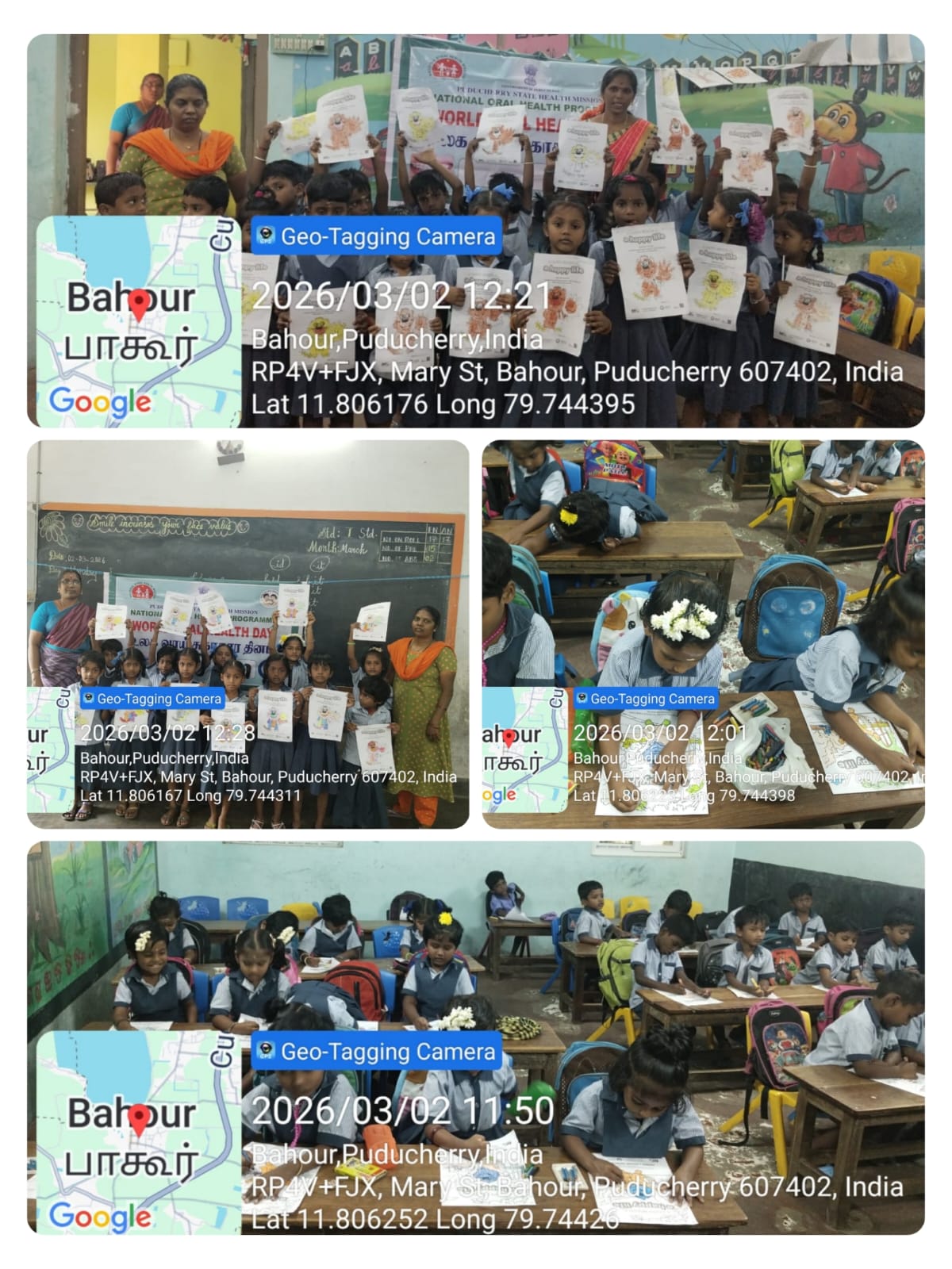 NOHP Puducherry -Drawing and colouring competition conducted at ...